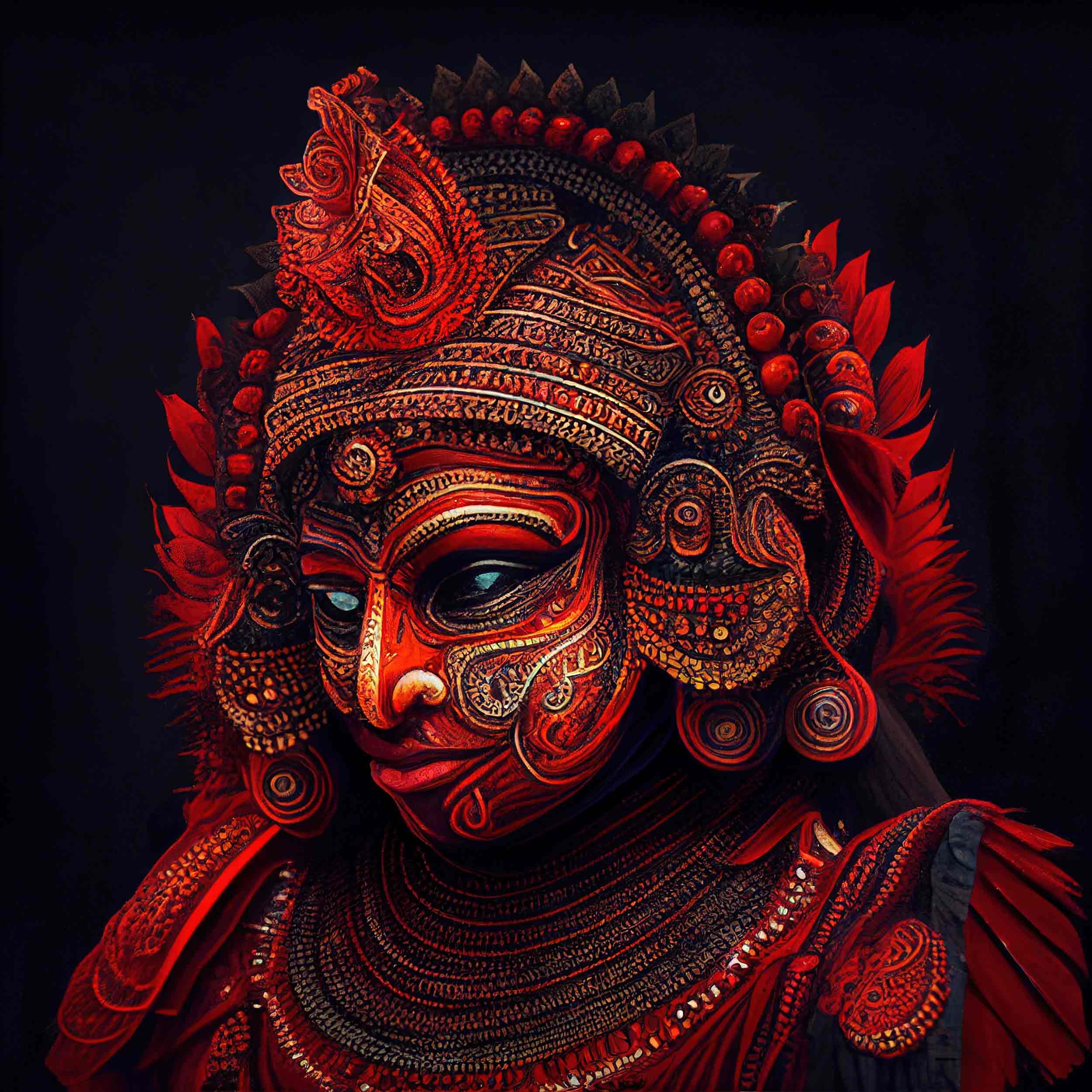 kolam thullal similarities with theyyam