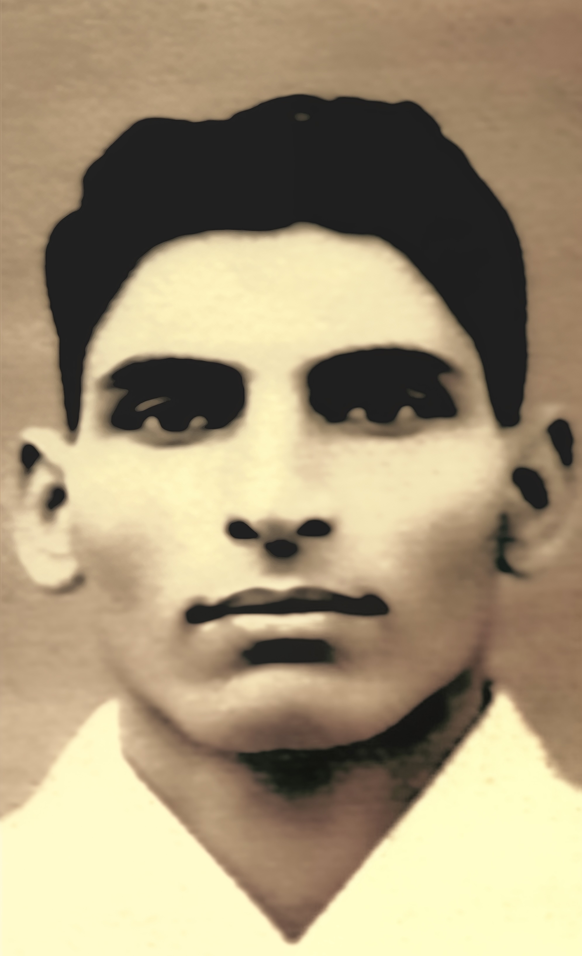 portrait of T K Madhavan