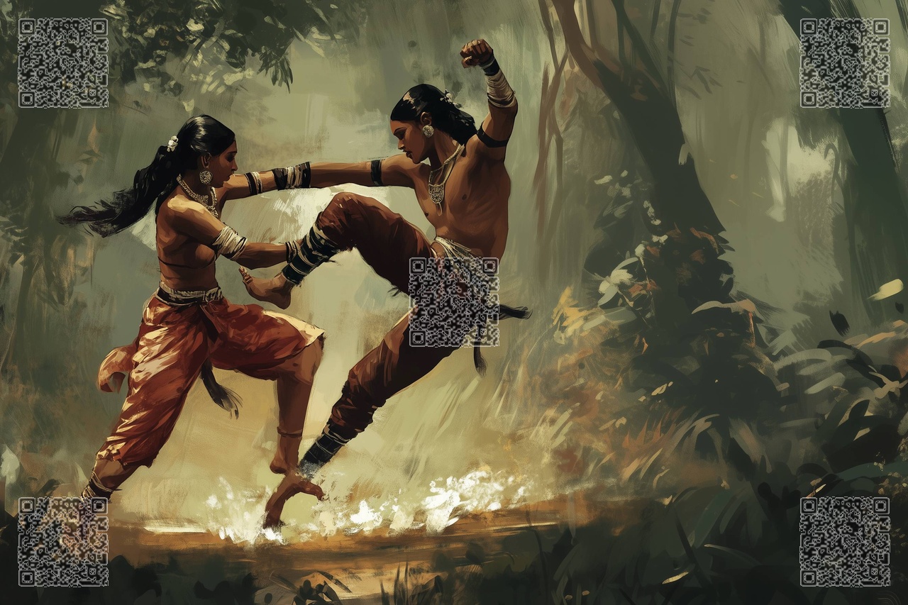 Woman's self defense with kalaripayattu