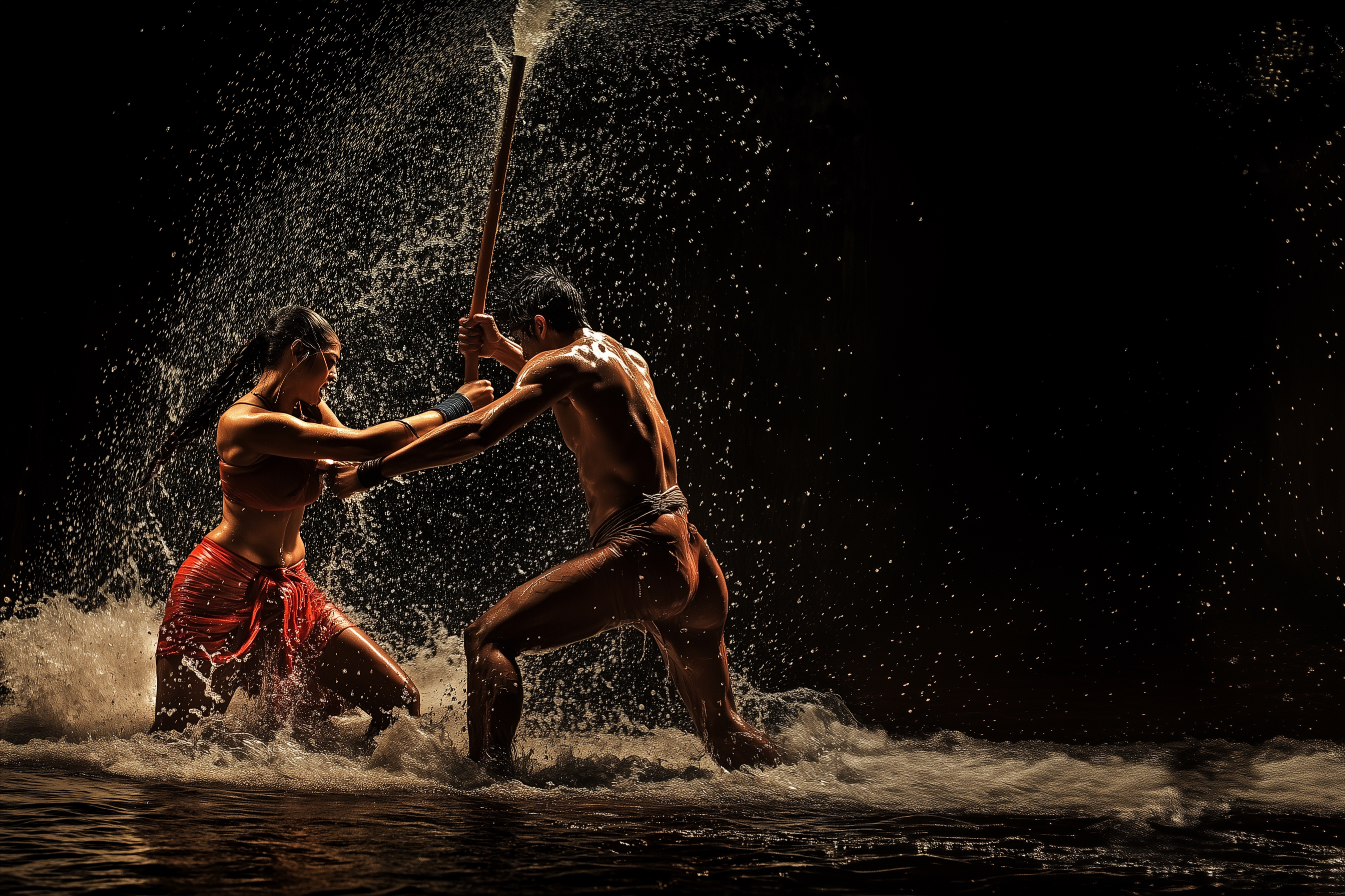 Woman's self defense with kalaripayattu